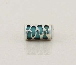 Sterling Silver Natural Turquoise Ring Size 8 1/2